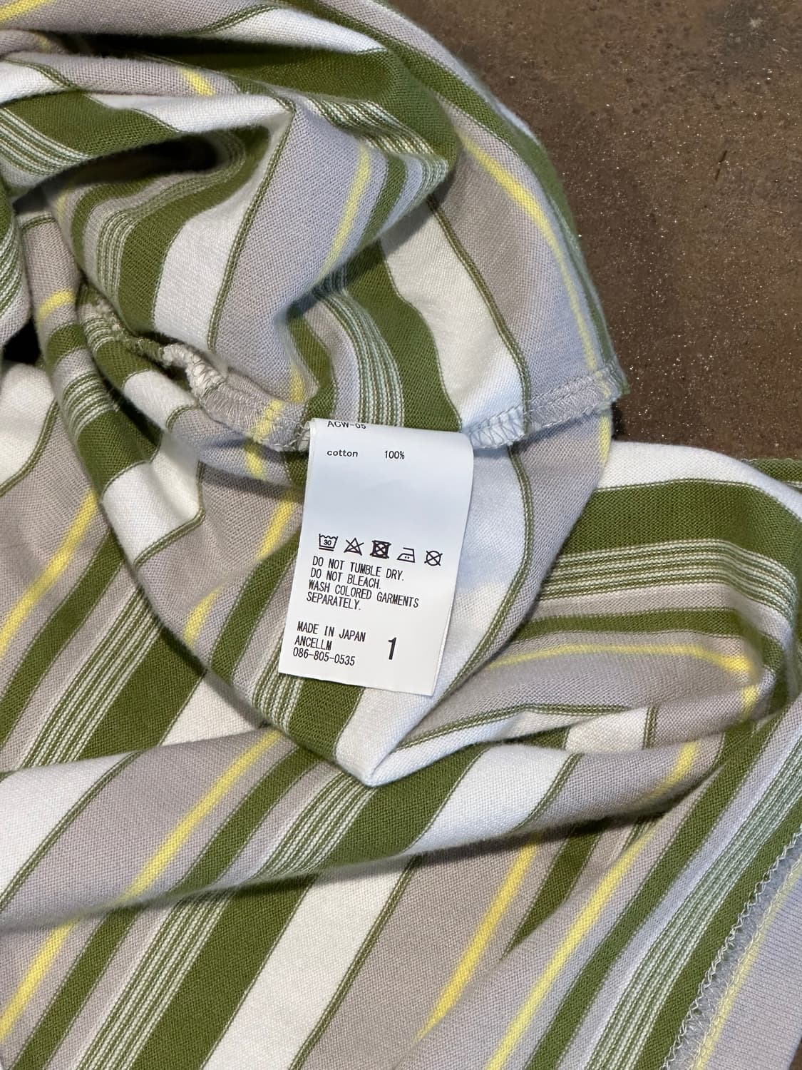 Ancellm X Wism Border T-Shirt 상품이미지5