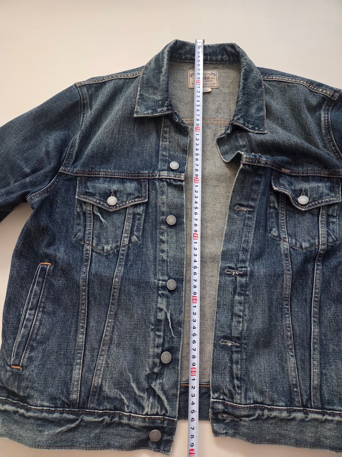 폴로 데님자켓 청자켓 L 상품이미지4