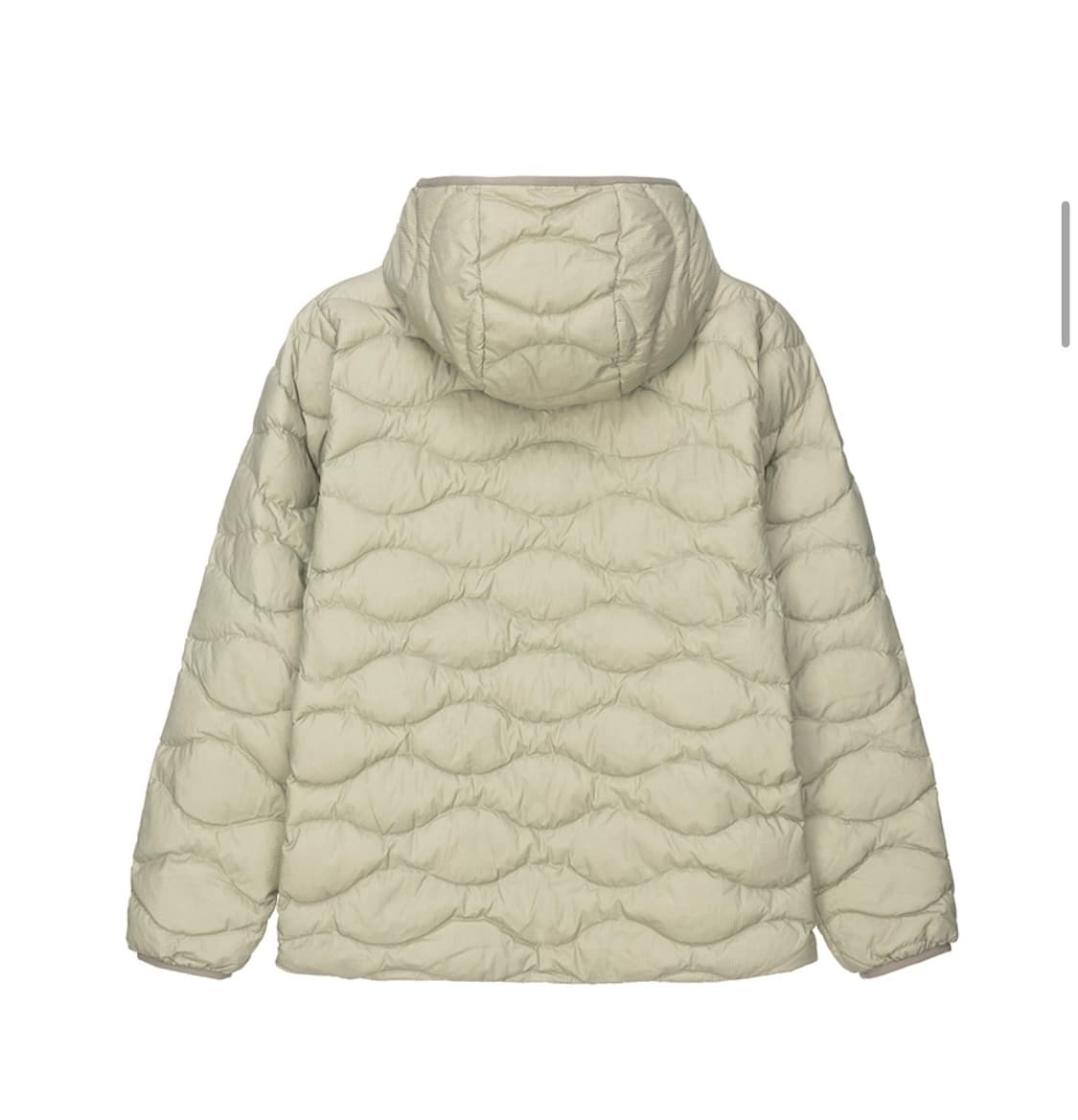 나우 페더라이트 후드 다운 라이트 카키 베이지 L 상품이미지2