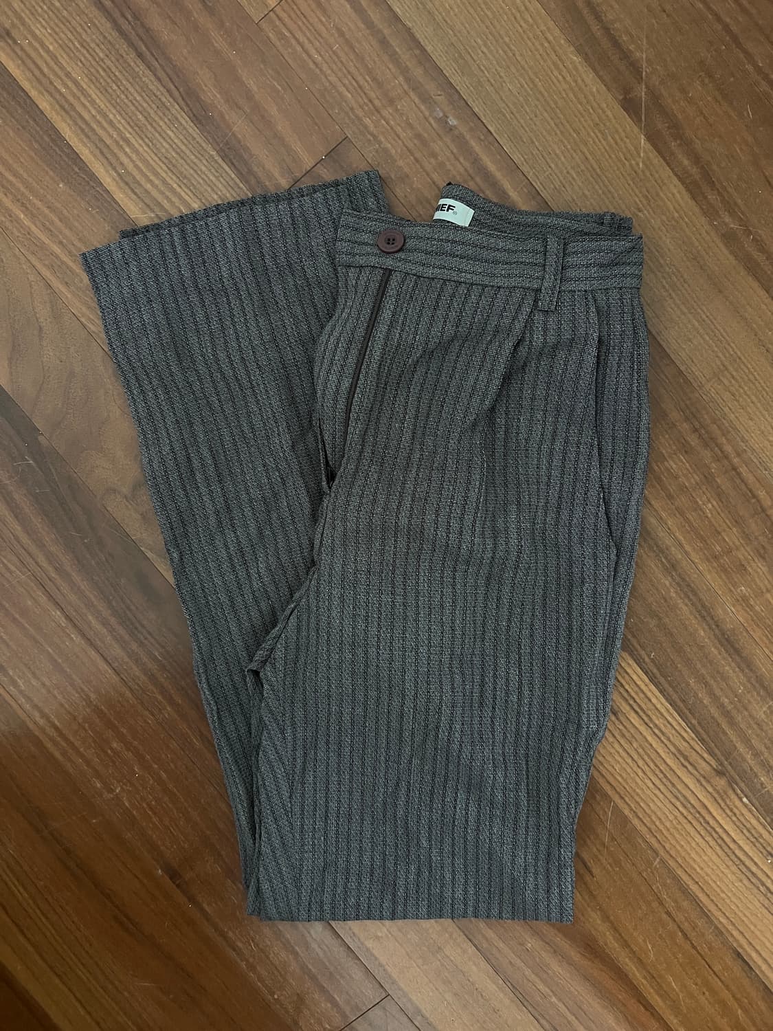 mschf 미스치프 핀턱 스트라이프 팬츠 s 상품이미지5