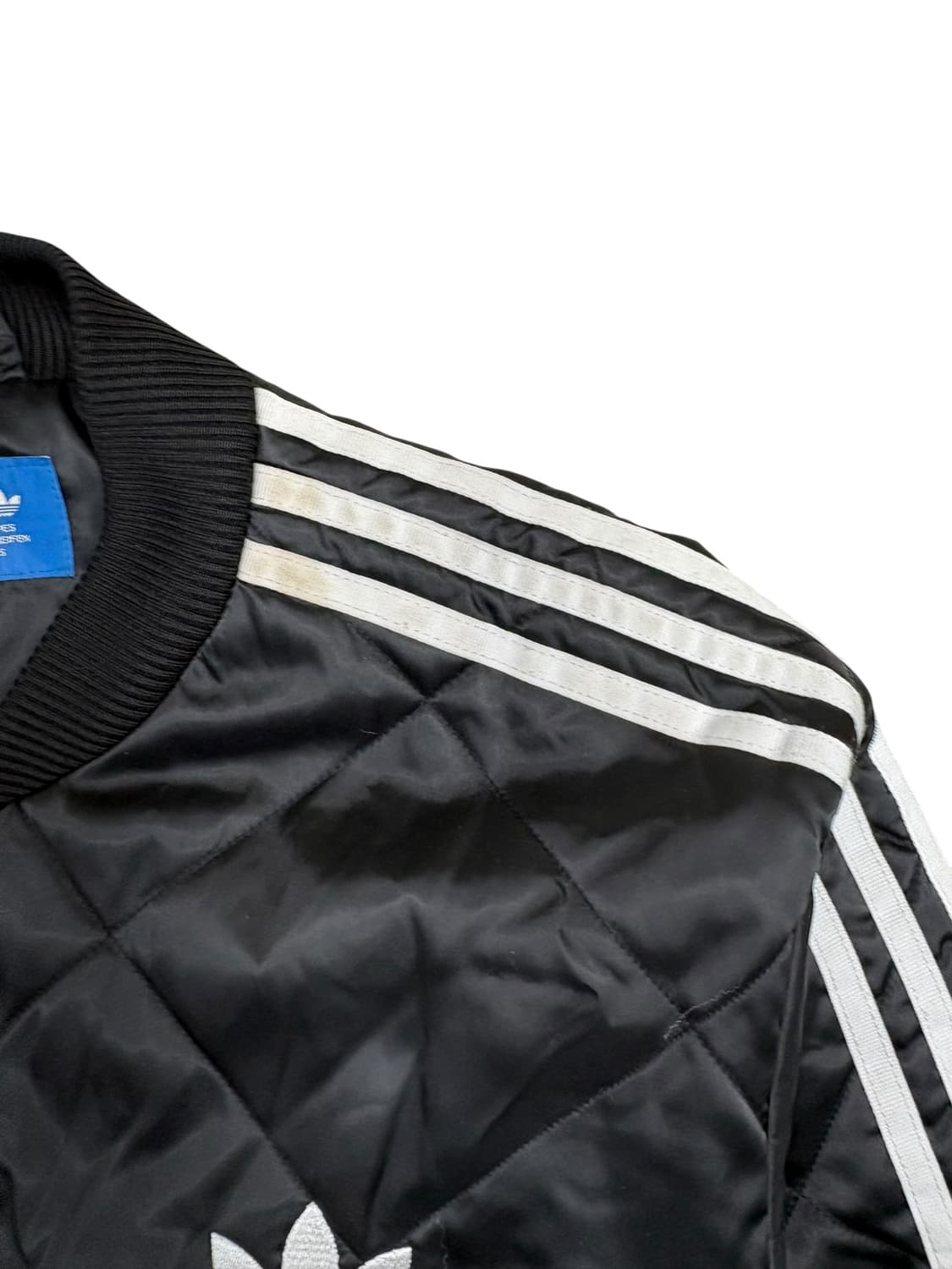 아디다스 삼선 퀄팅 점퍼 블랙 상품이미지9