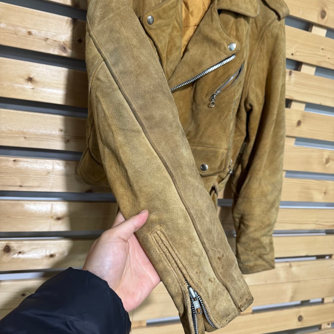 스웨이드 라이더자켓 상품이미지8