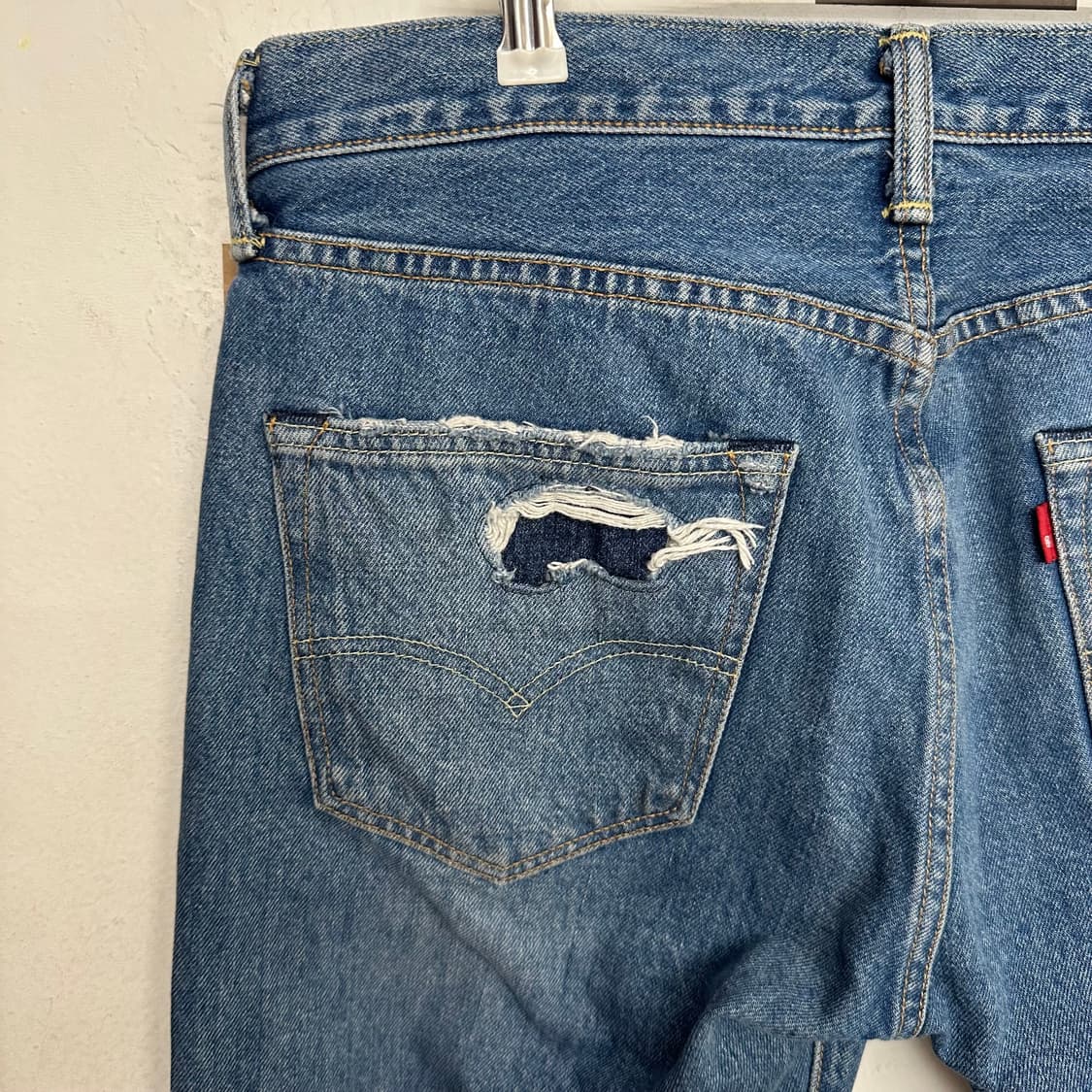 리바이스 501 패치워크 데님진 상품이미지8