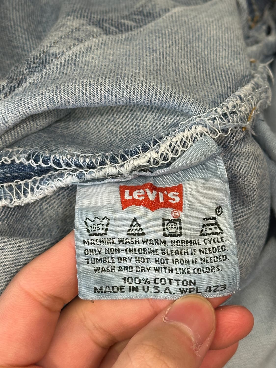 90s made in USA Levis 리바이스 501 W31 L34 상품이미지3