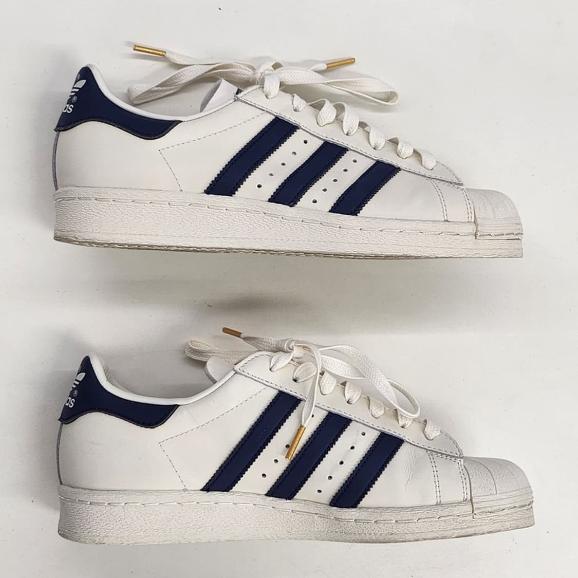 ADIDAS 슈퍼스타82 크림x네이비 260 상품이미지3
