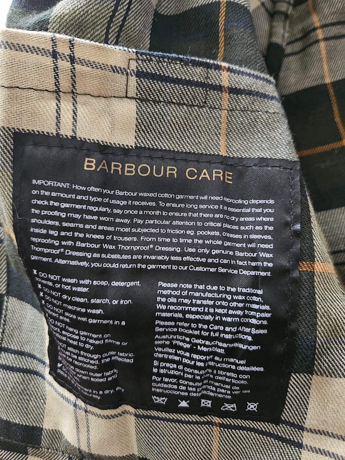 바버 비데일(Bedale) 세이지/ - 세탁&리왁싱 완료 상품이미지4