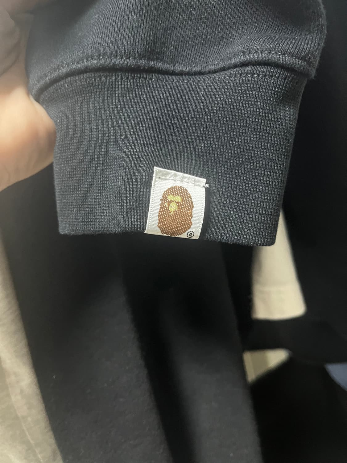 베이프 헤드 원 포인트 후드집업 샤크후드 판매합니다 상품이미지7