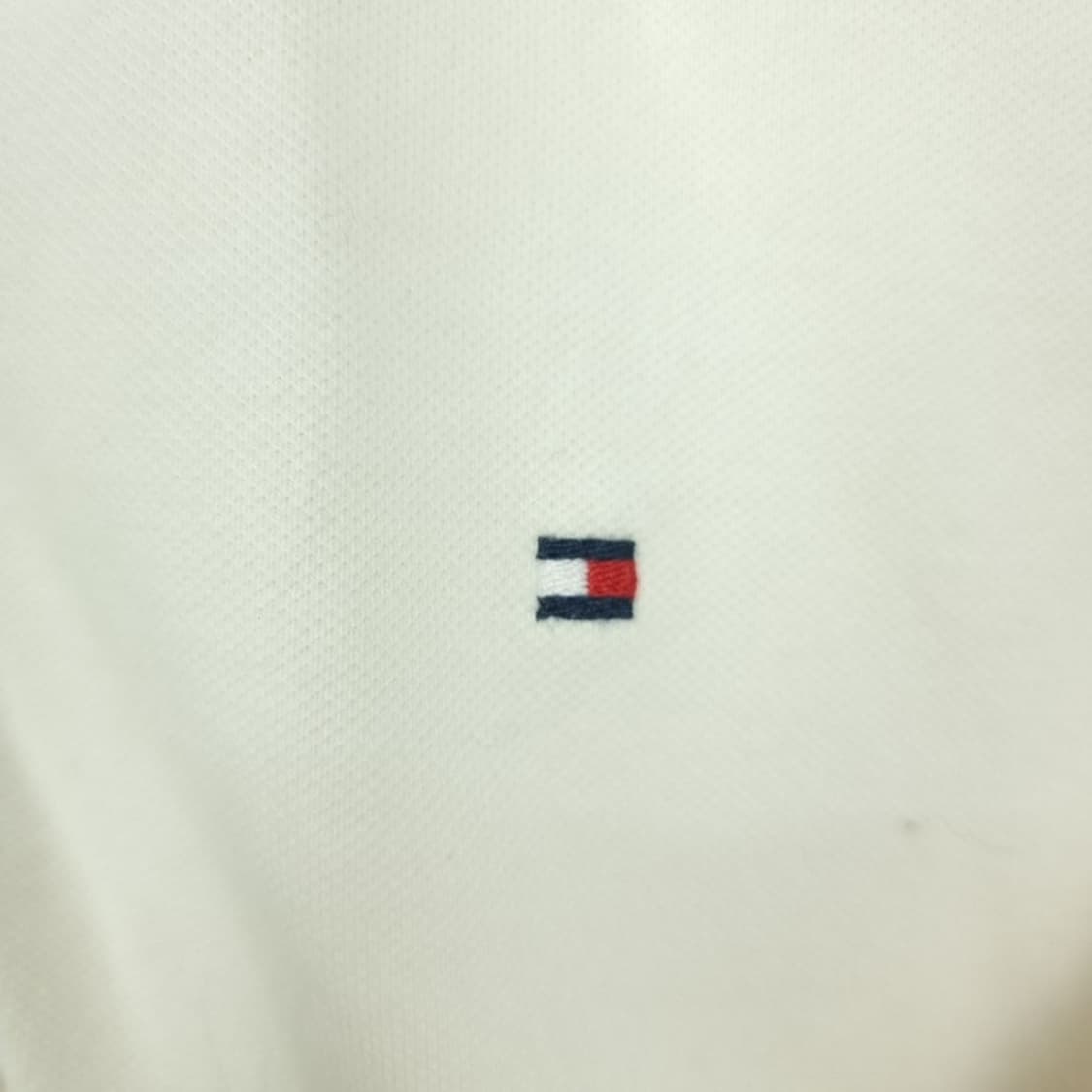 [타미힐피거] 스몰 로고 자수 긴팔 카라티 아이보리 M18741 상품이미지6