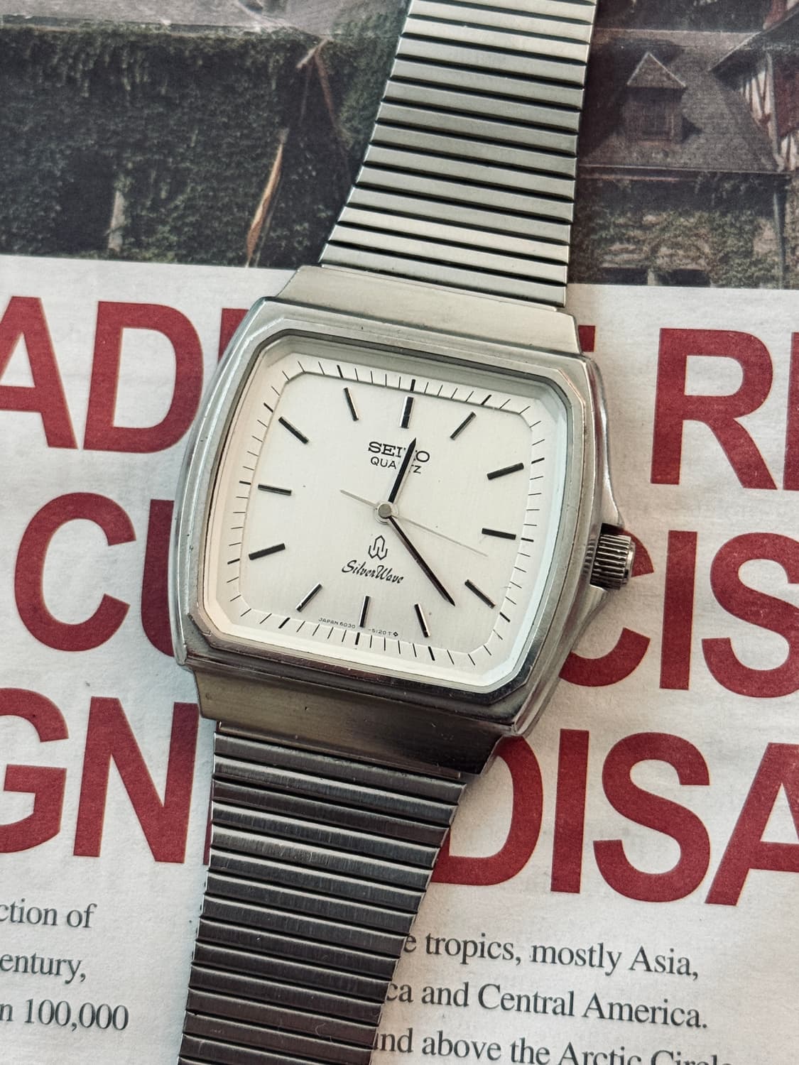 Seiko 세이코 SilverWave 스퀘어 쿼츠 상품이미지1