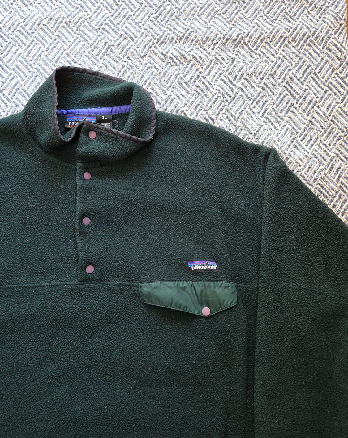 (XL)파타고니아 포레스트그린 신칠라 플리스 상품이미지2