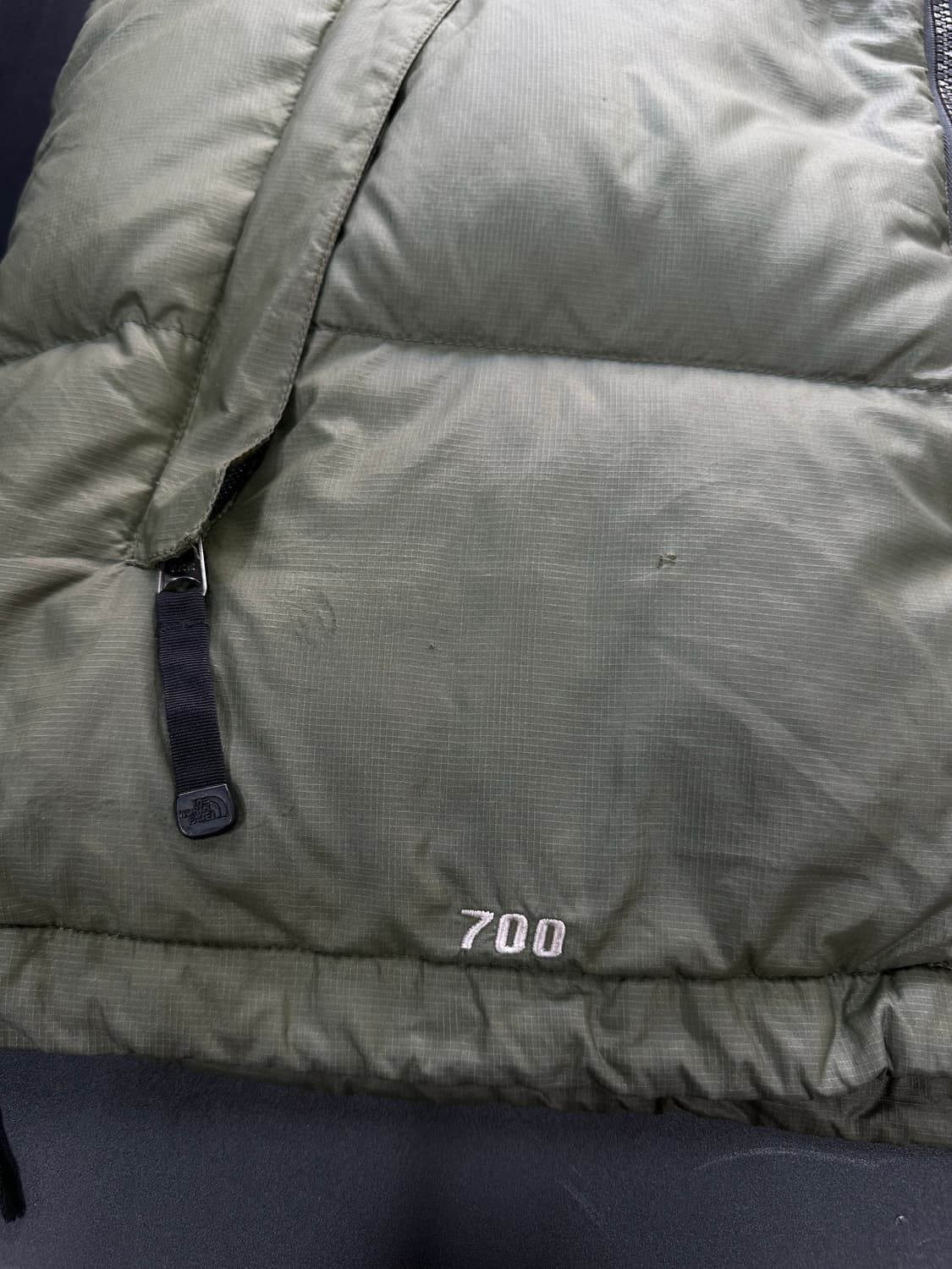 노스페이스 00s OG 말차 눕시700 패딩베스트 상품이미지9