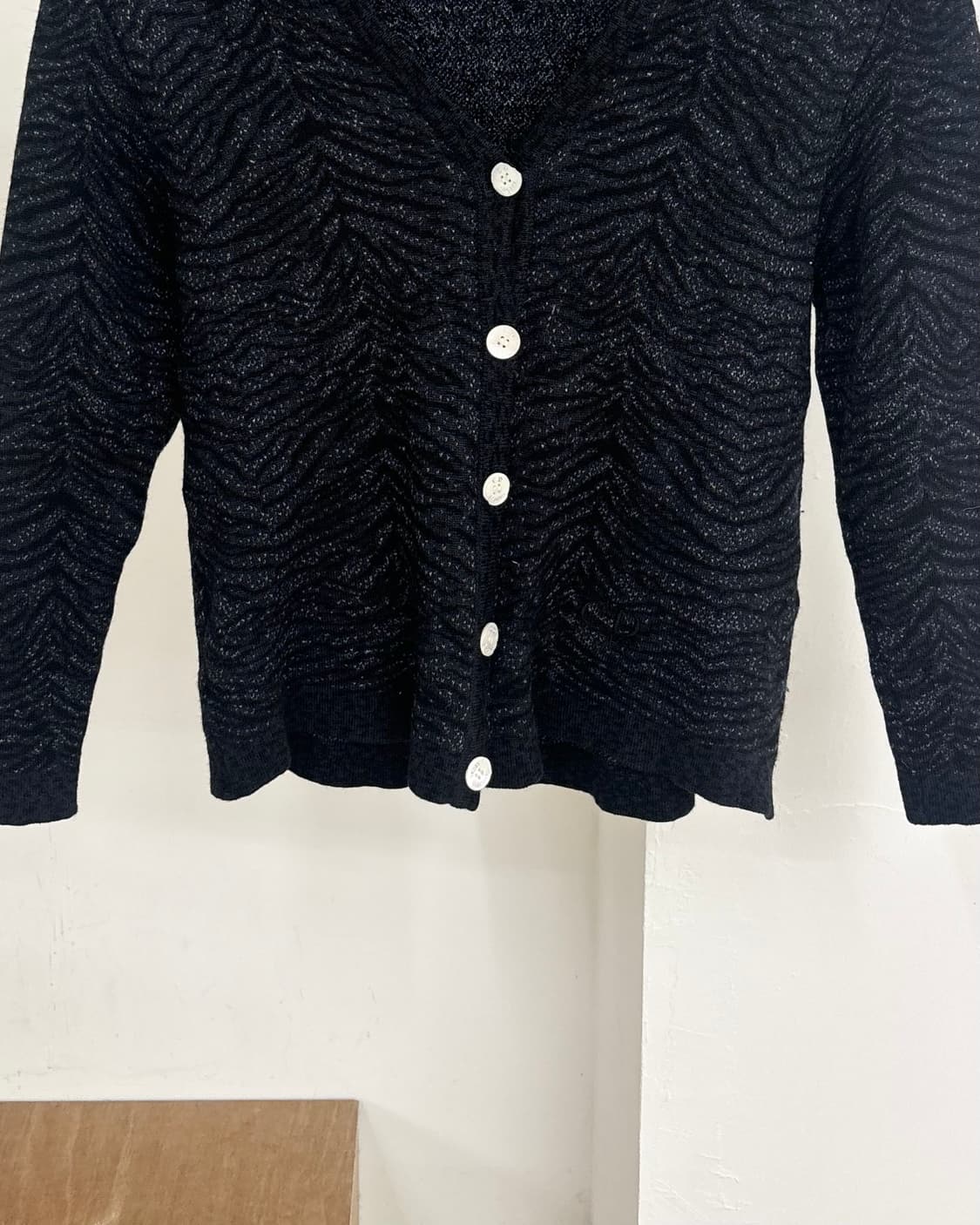 크리스찬 디올 블랙 지브라 가디건  상품이미지5