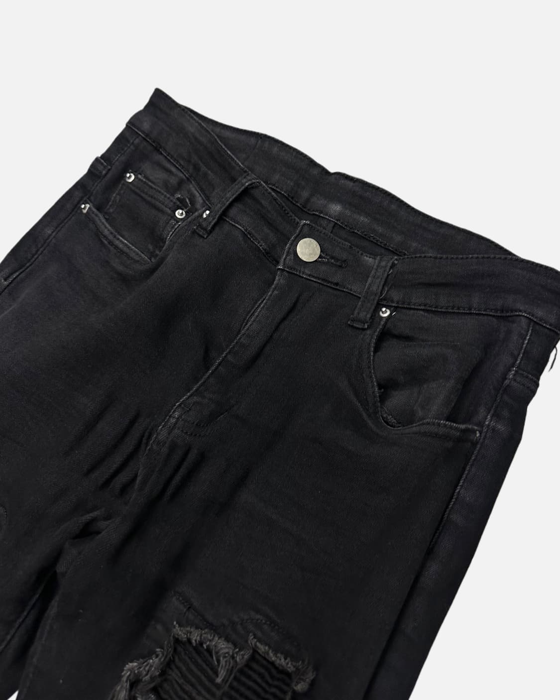 AMIRI black distressed biker jean 상품이미지3