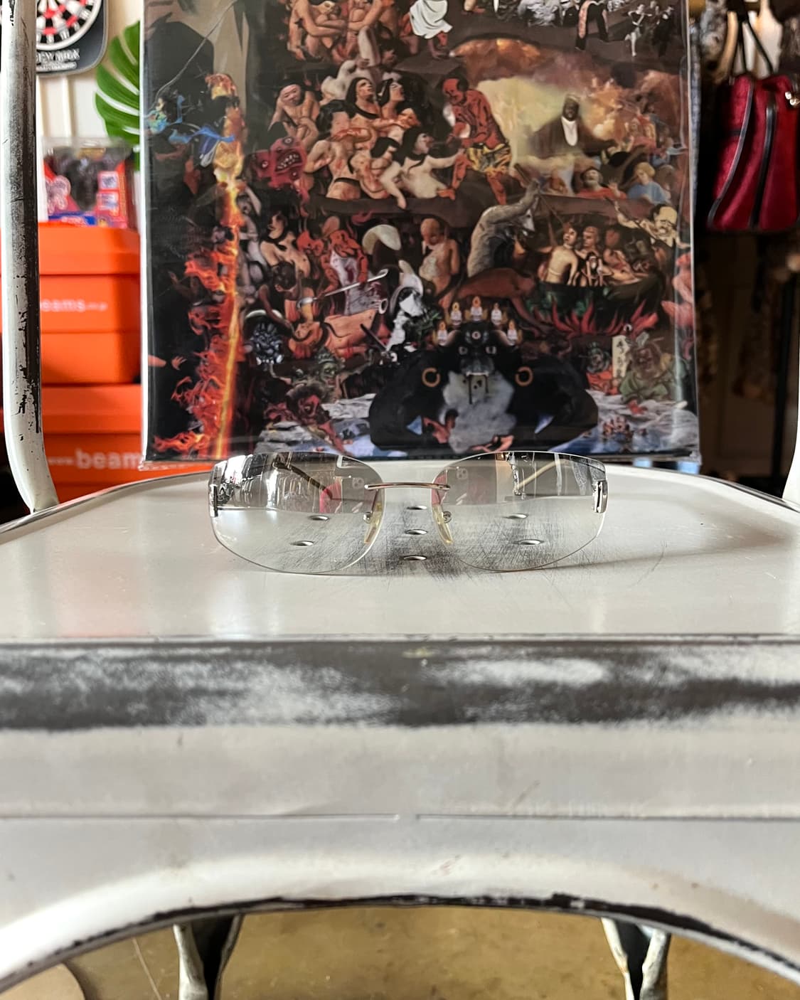90-00s Old FENDI Rimless Sunglass 상품이미지3