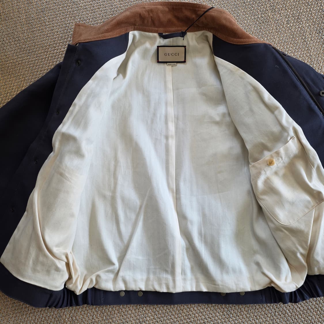 GUCCI 구찌 클래식 GG패턴 헤링턴 칸바스 워크자켓
 상품이미지6