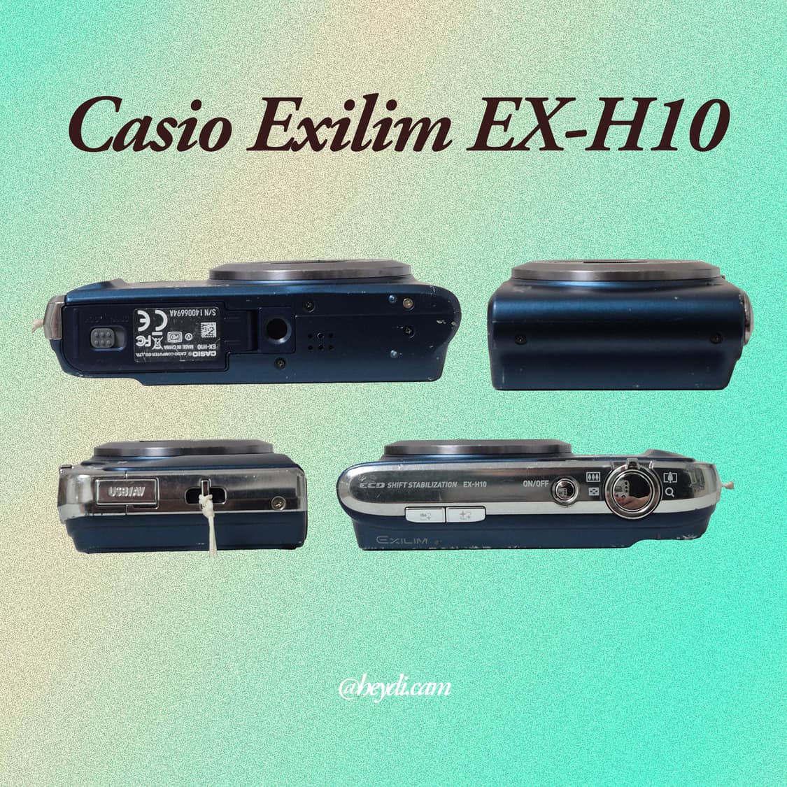 (츄디카)카시오 엑슬림 Casio Exilim EX-h10 블루 상품이미지3