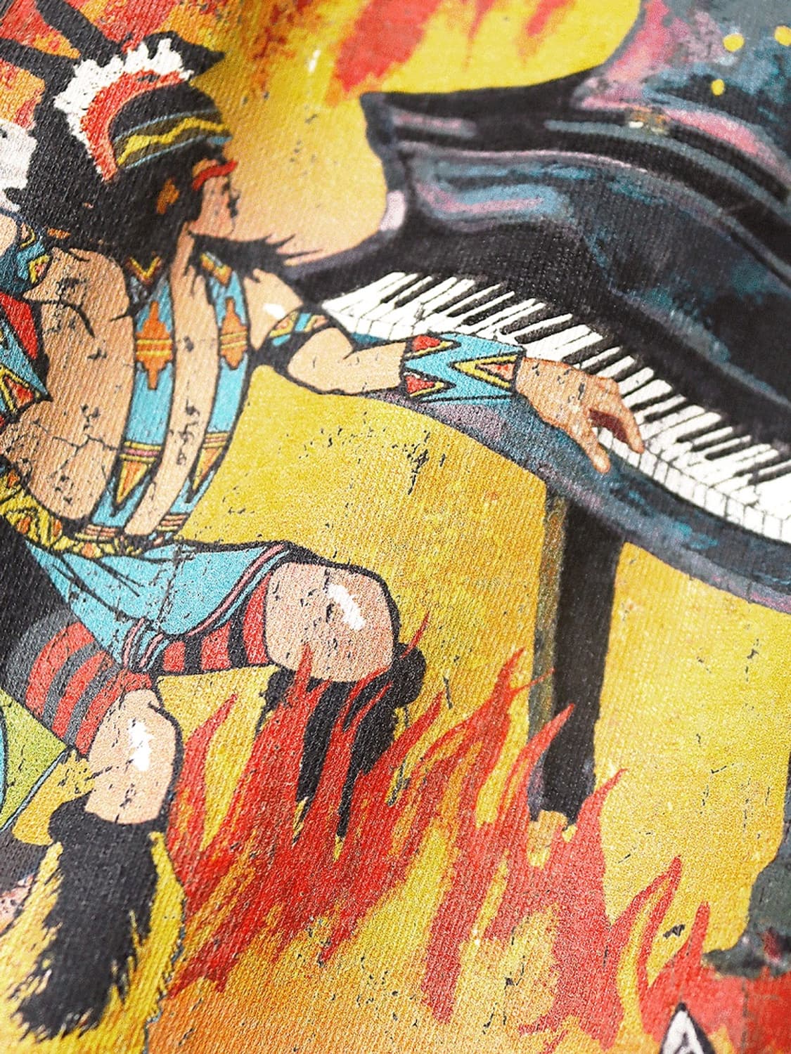 KAPITAL 캐피탈 20/-천연지 크롭트 T 상품이미지7