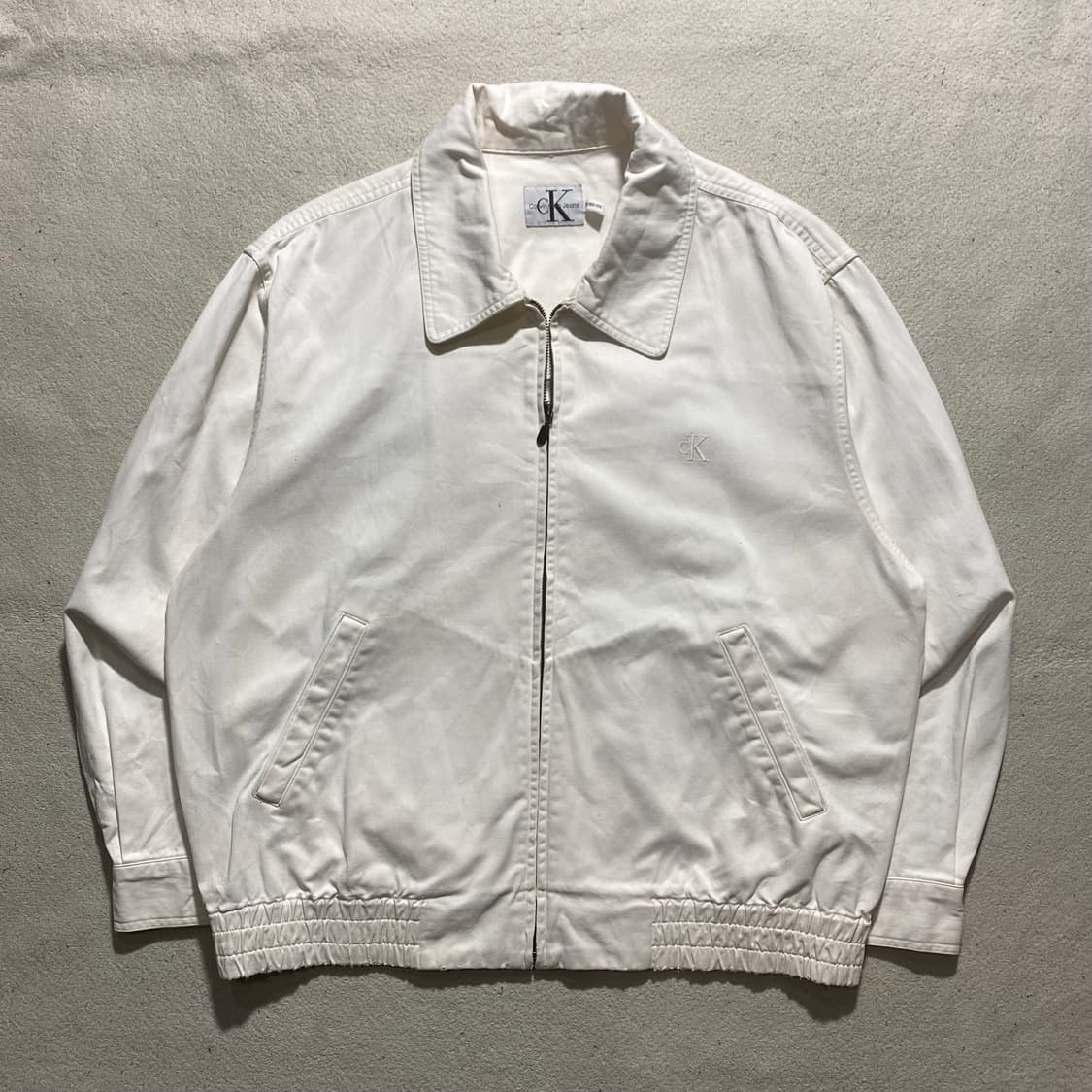 CK 캘빈 클라인 화이트 블루종 자켓 상품이미지1