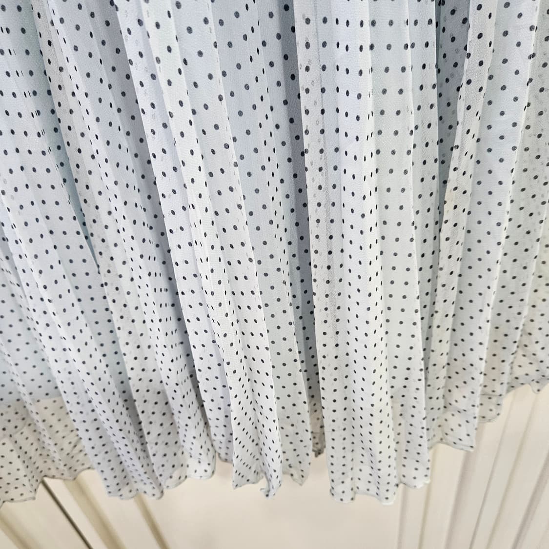 도트 쉬폰 레이스 원피스 상품이미지3