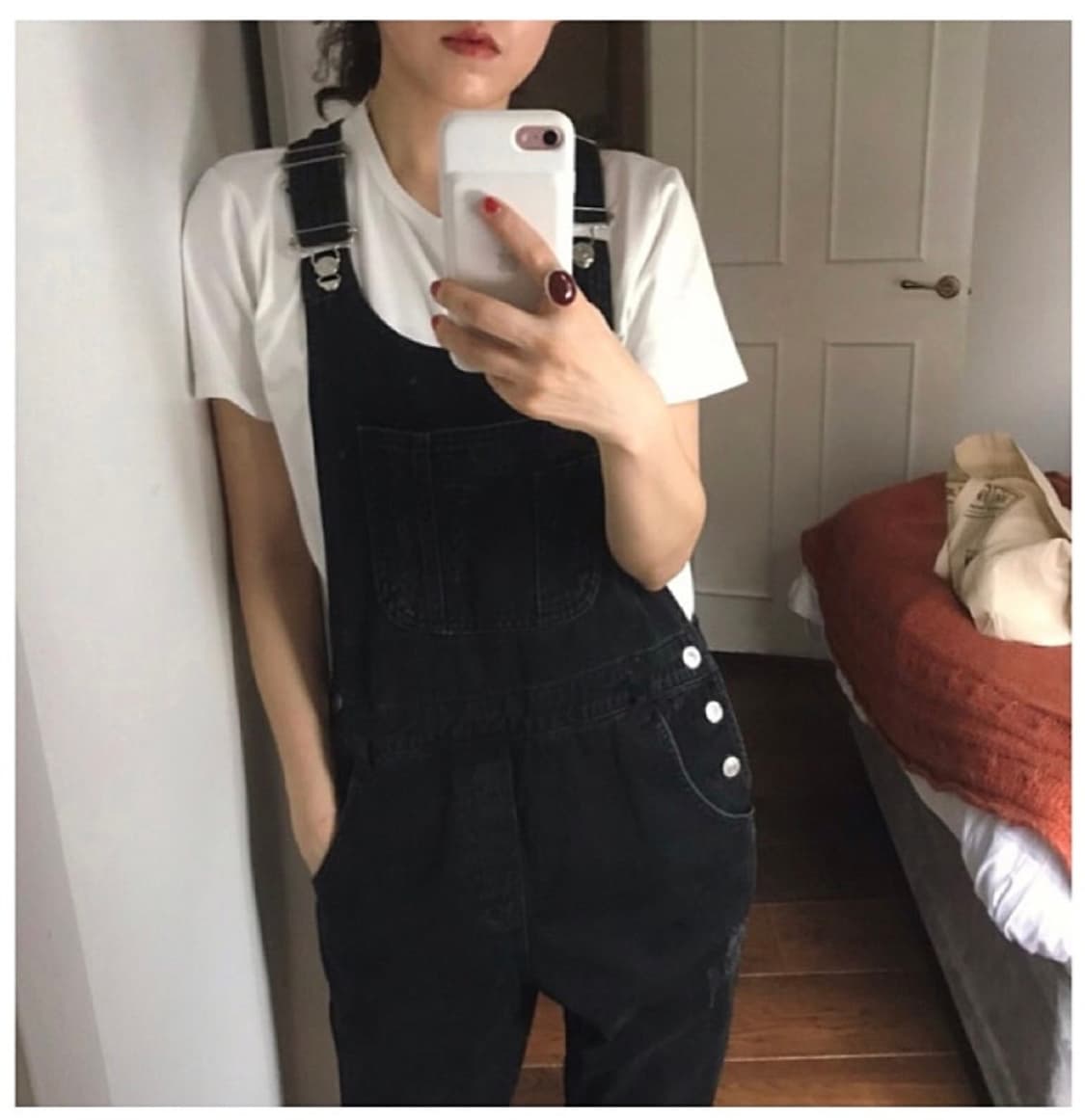 시엔느 오버롤 블랙 미듐 상품이미지1