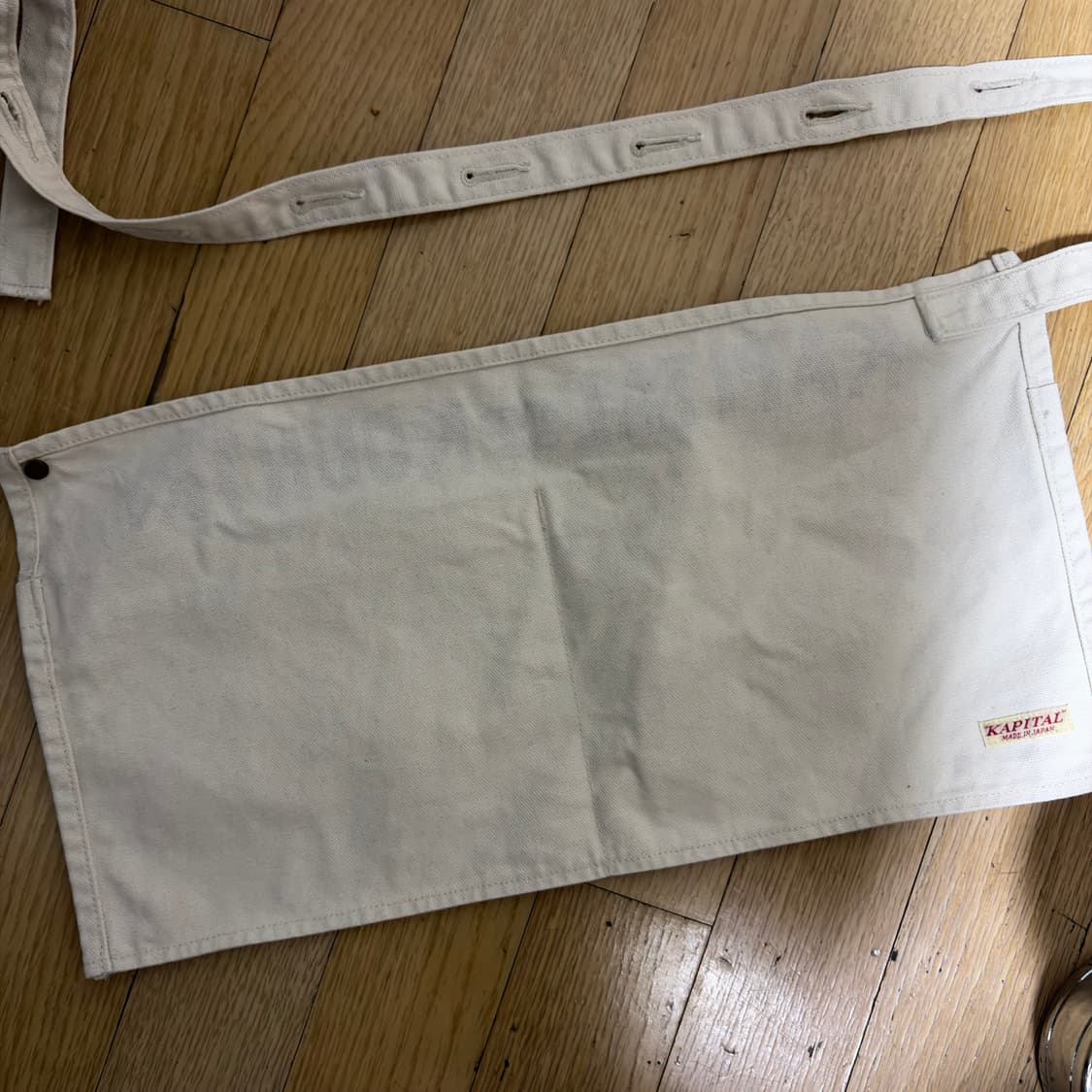 캐피탈 앞치마(에이프런) 주황색 상품이미지2