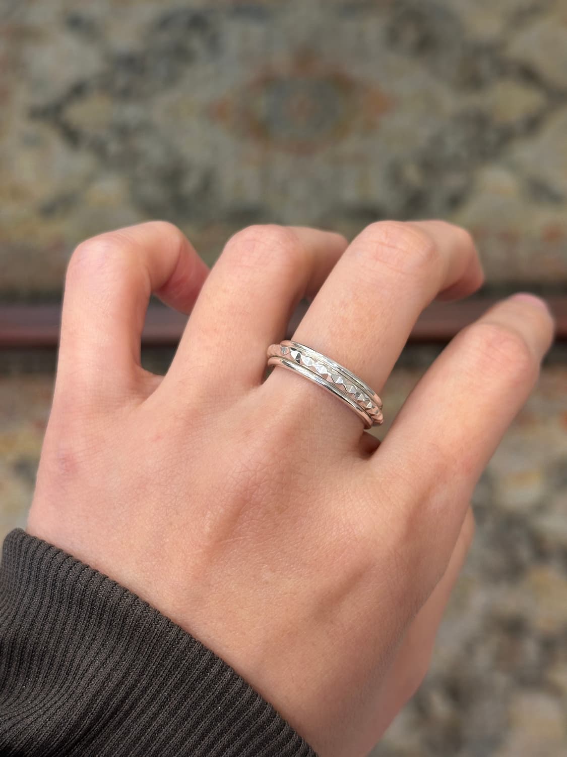 Spine Spin 925Silver Ring 상품이미지6