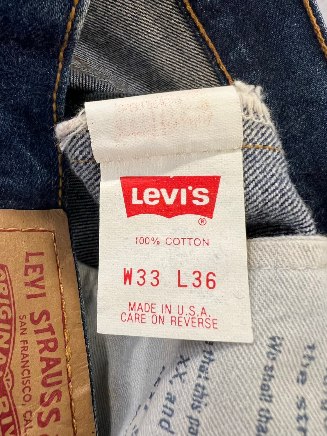 Levis 501 빅E 90's 셀비지 데님 상품이미지10