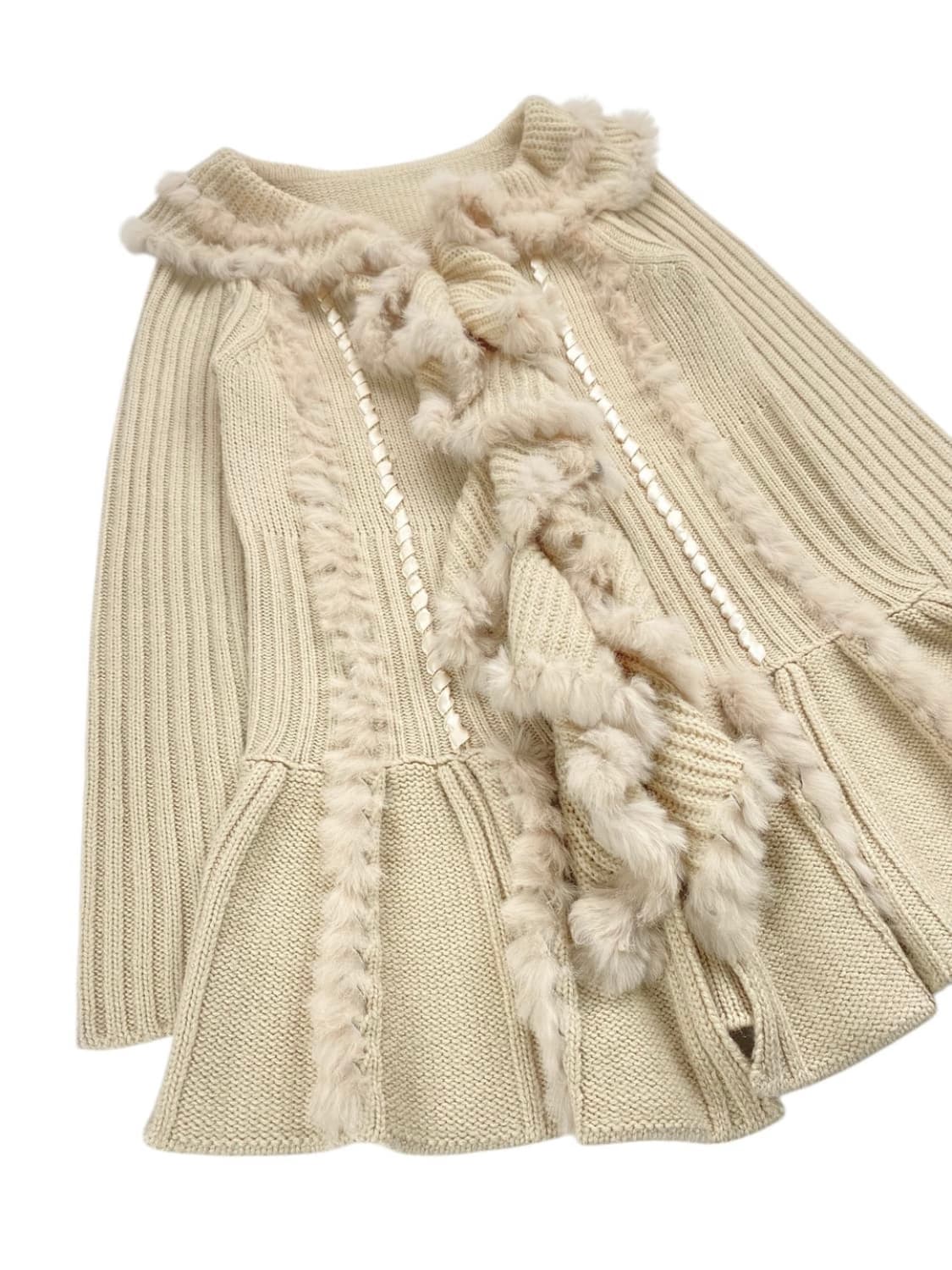 러플 니트 가디건  상품이미지4