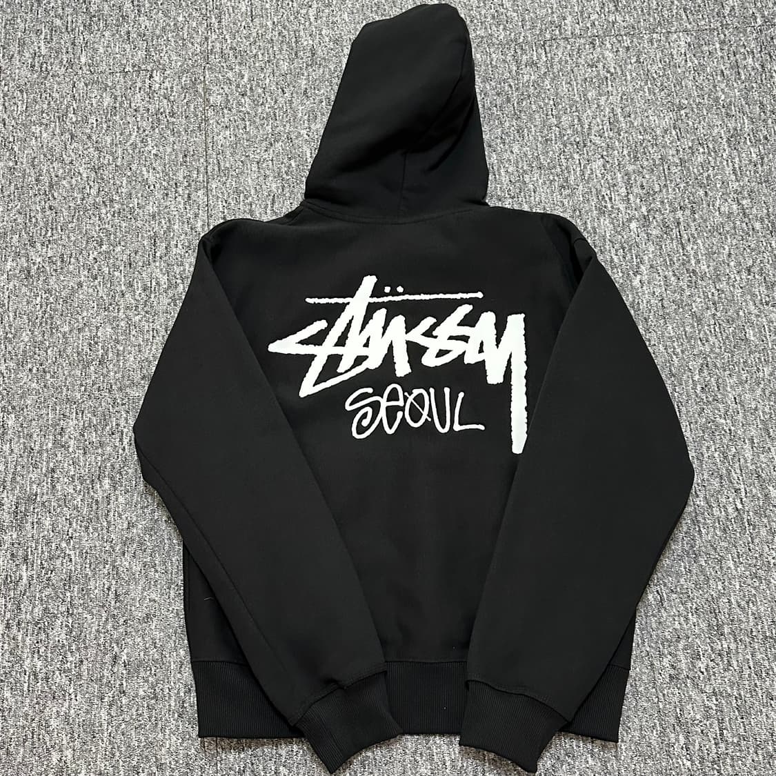 스투시 stussy 서울 seoul 후드집업 블랙 M 상품이미지7