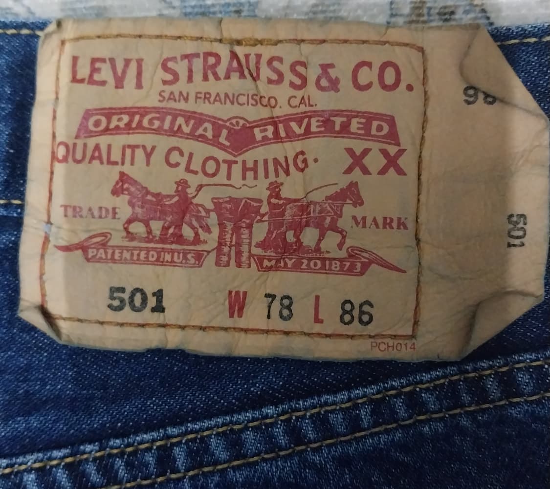 90s 리바이스 501  데님팬츠 상품이미지3