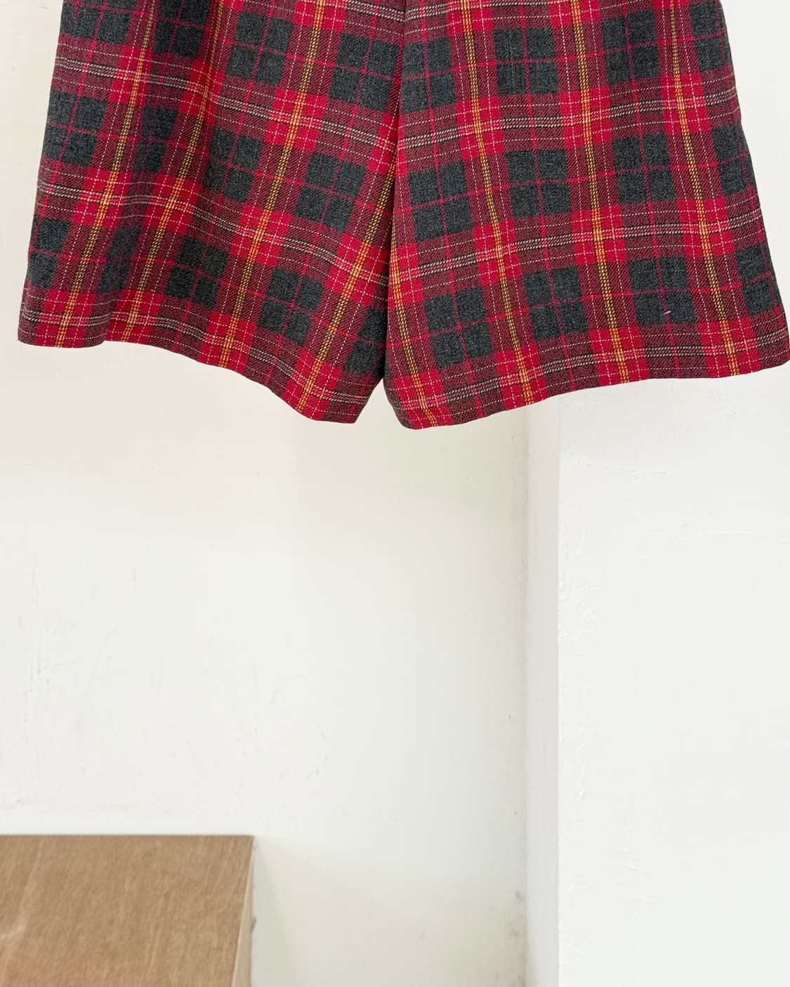 크리스찬 디올 레드 타르탄 플라드 쇼츠 상품이미지6