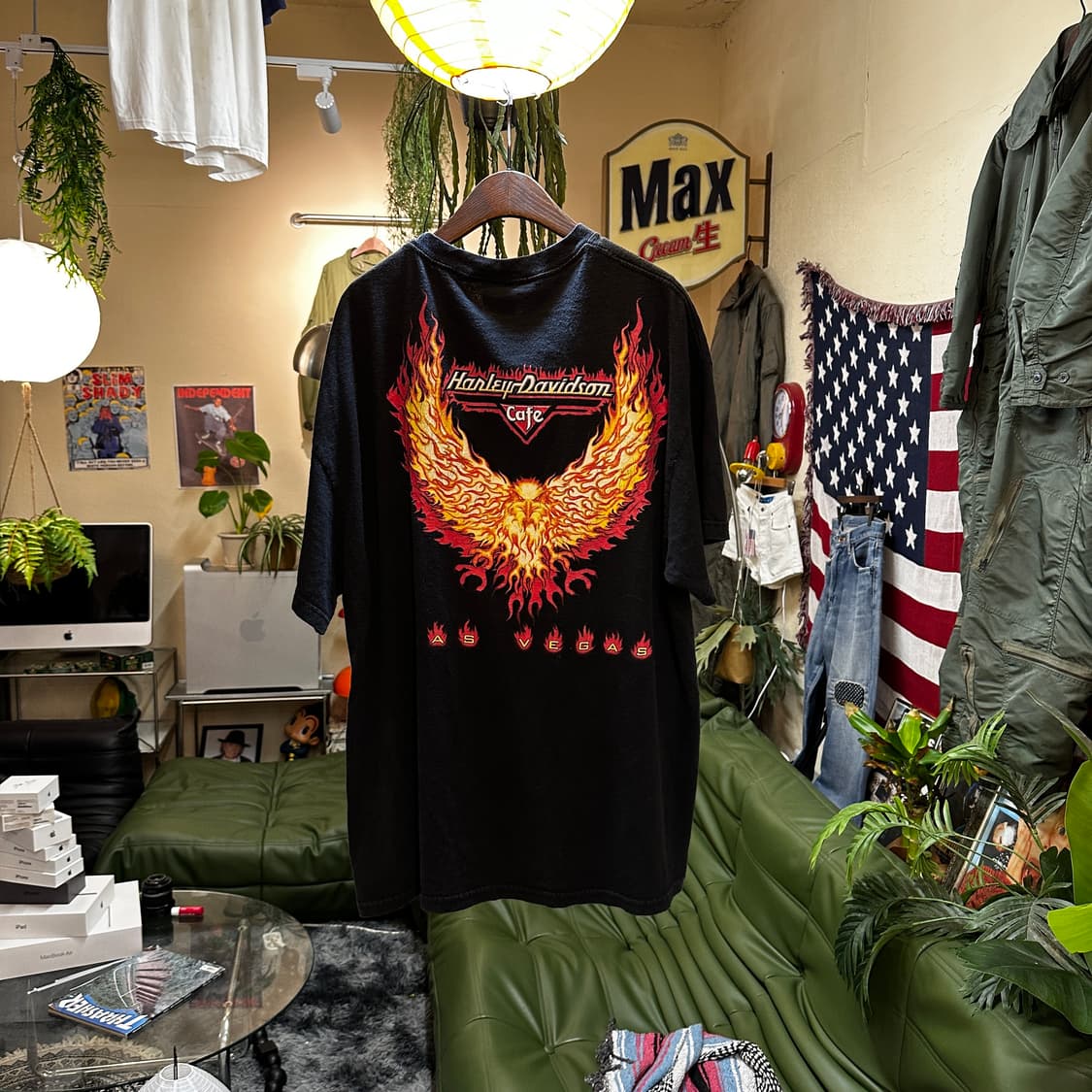 90sUSA  Harley-Davidson Cafe T-shirt 상품이미지4