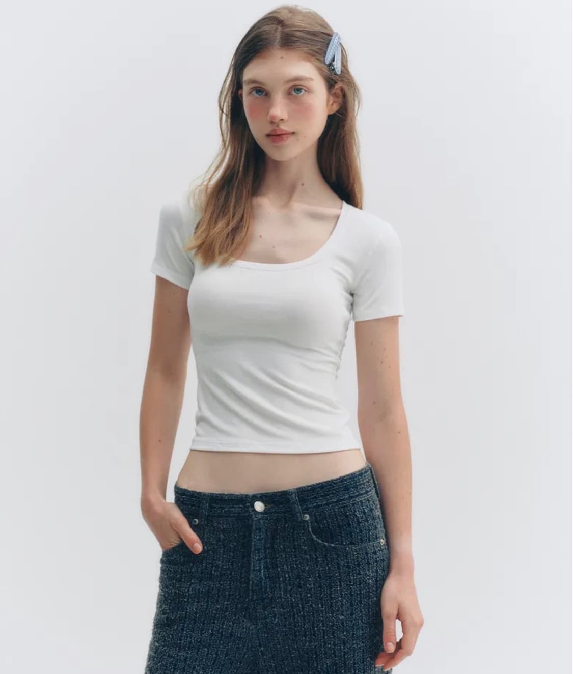더티스 반팔 핑크 thetis basic dent short sleeve 상품이미지1