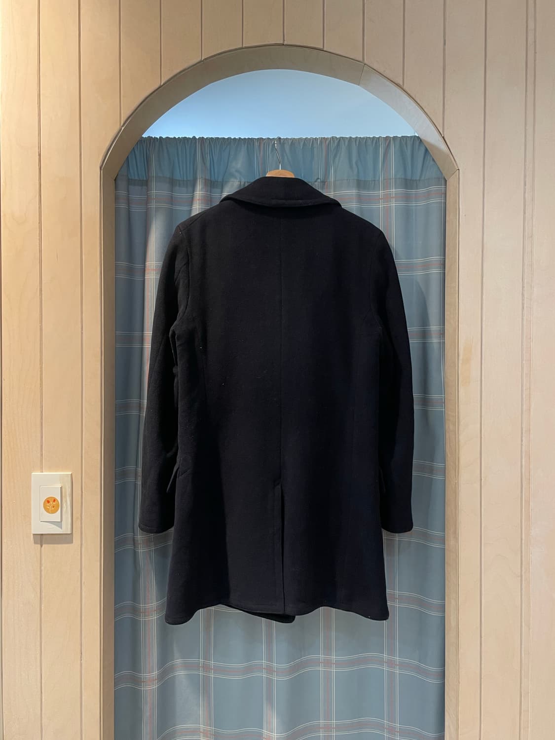 일본빈티지 네이비 더블코트 상품이미지7