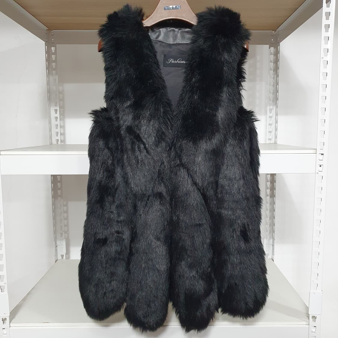 빈티지 페이크퍼 베스트 갸루 y2k 펑크 상품이미지8