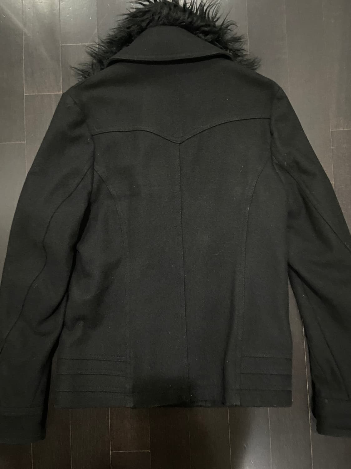 civarize fur collar napoleon wool jacket 상품이미지3