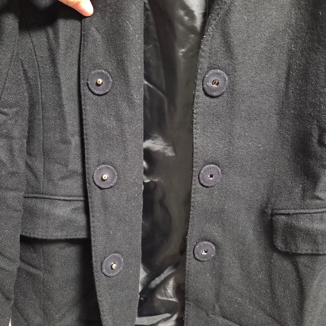 Lacoste 라코스테 일본판 여성 울 코트 M 상품이미지4