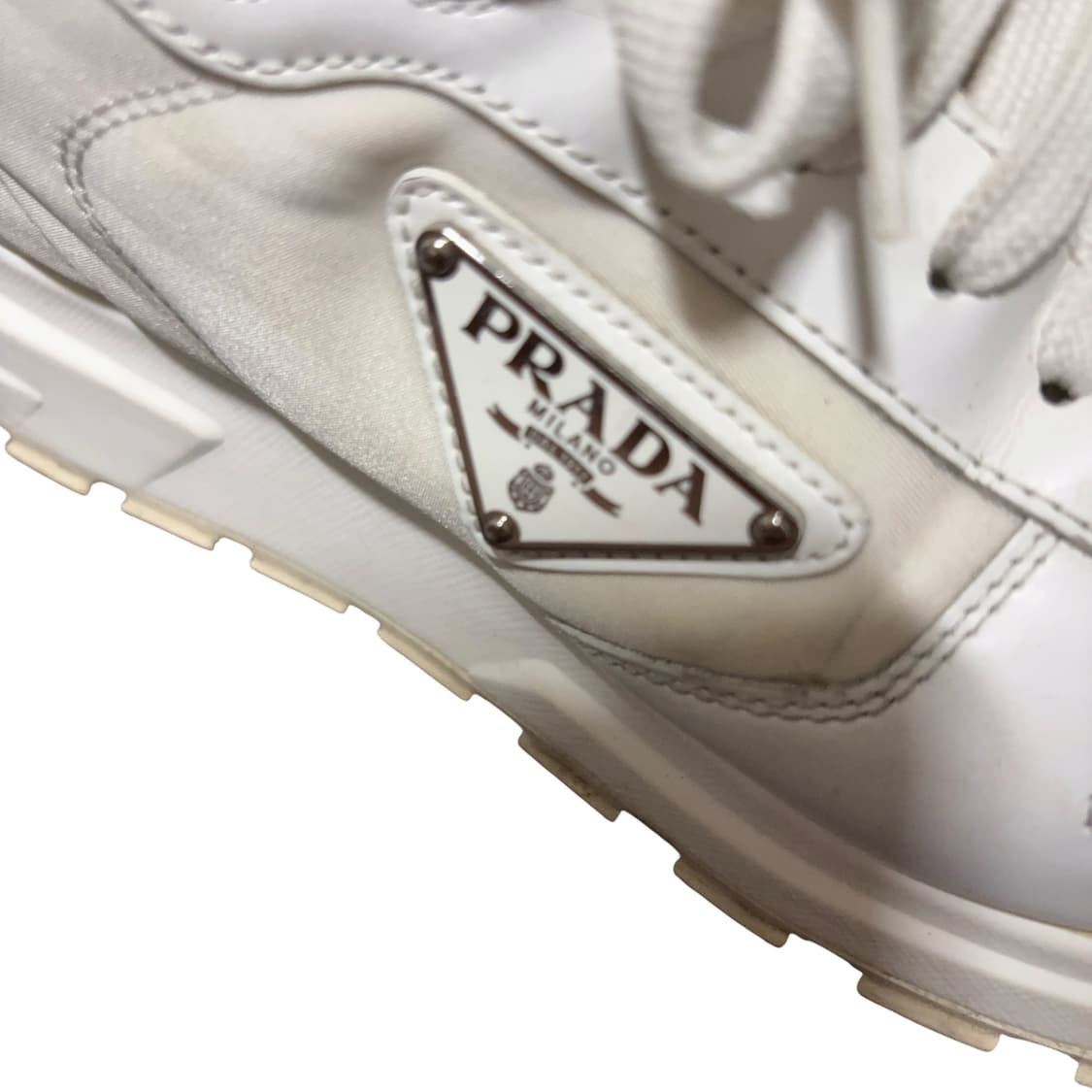 프라다 삼각로고 리나일론 레더 스니커즈 9 280 상품이미지8