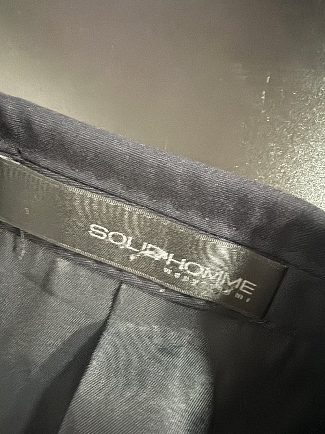 솔리드옴므 미니멀 투버튼 블레이저 울 자켓 44 우영미 상품이미지3