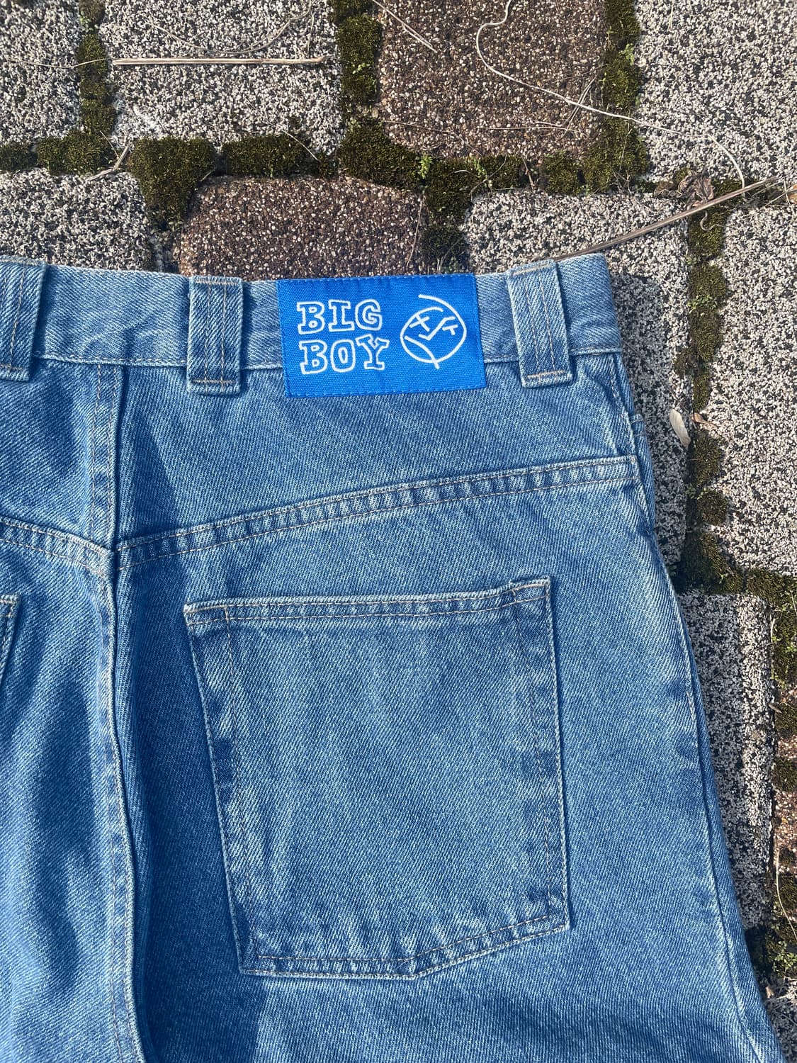 폴라스케이트 빅보이팬츠 미드블루 상품이미지5