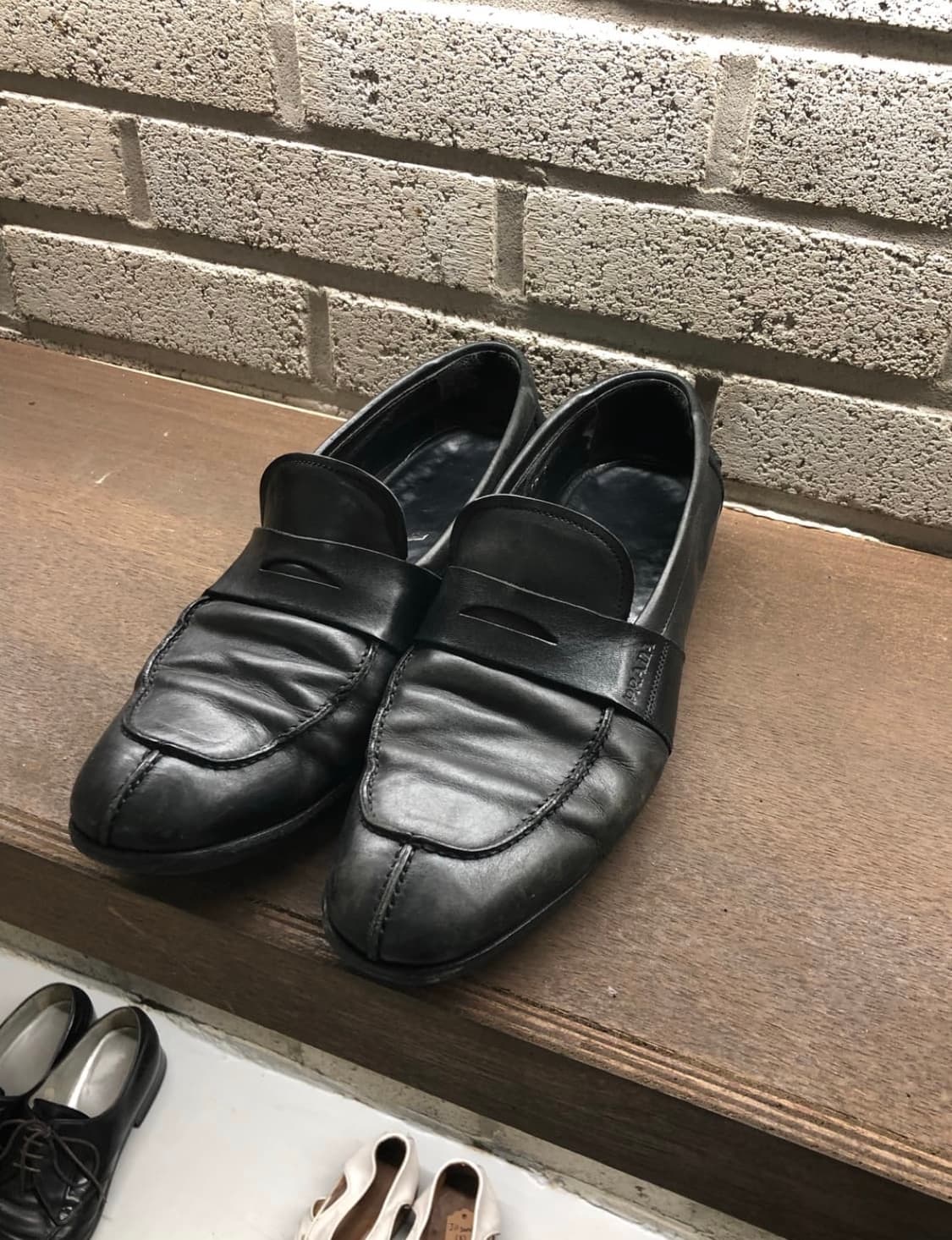 빈티지 프라다 로퍼 UK 7 상품이미지1