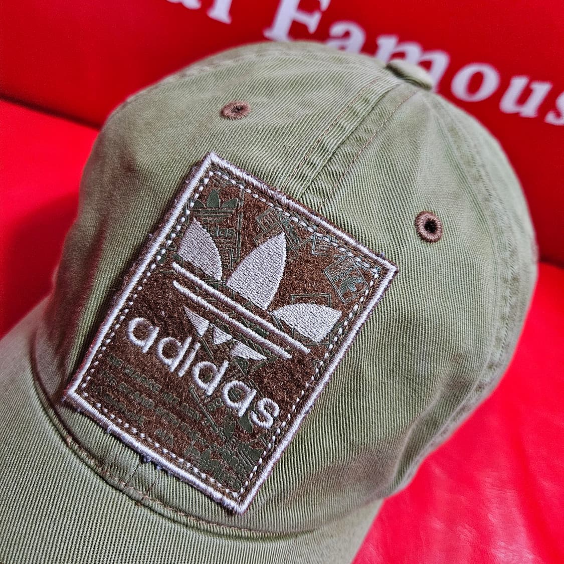 아디다스 오리지널 90's 빈티지 빅로고 패치드 볼캡 상품이미지3