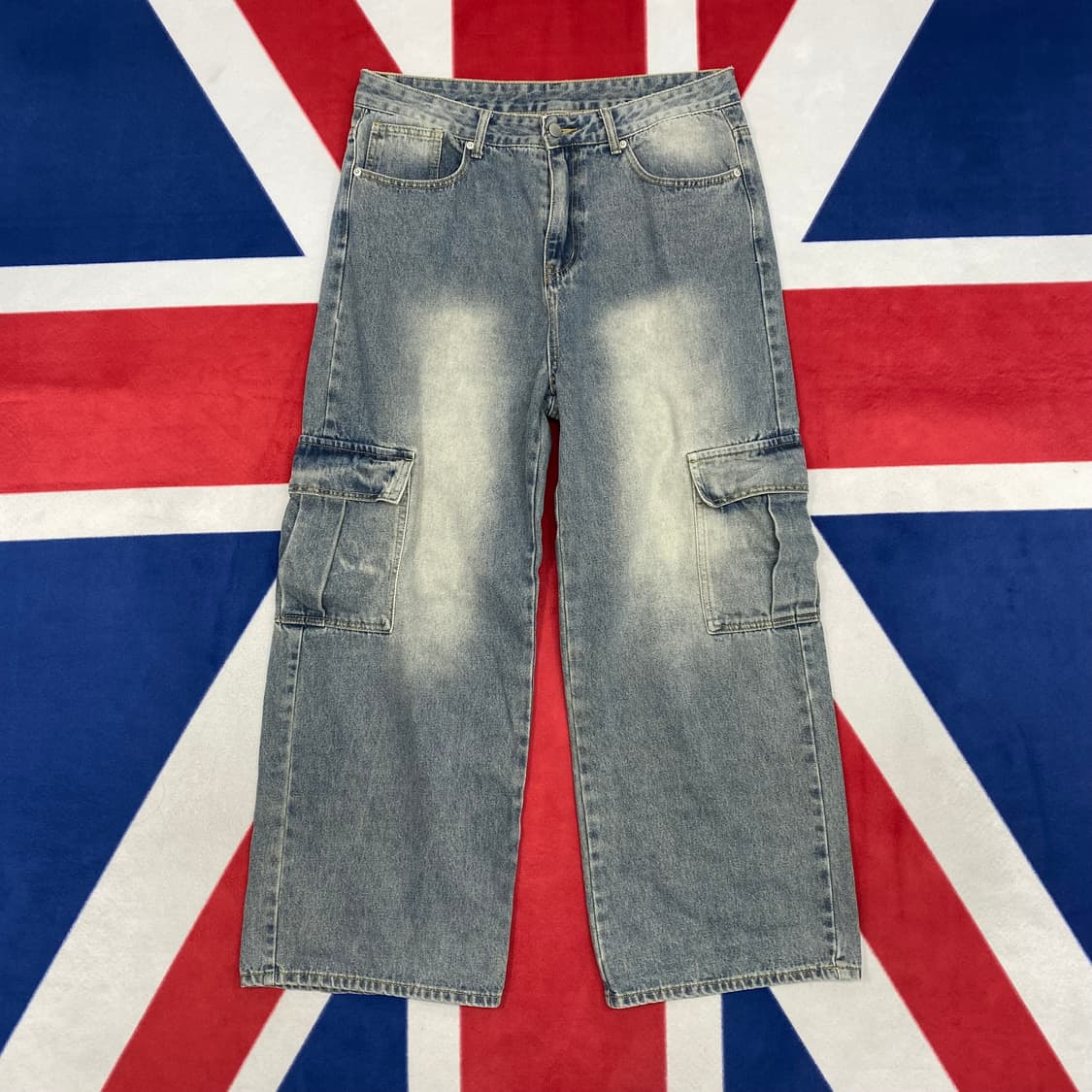 와이드 카고 데님팬츠 2XL 상품이미지1