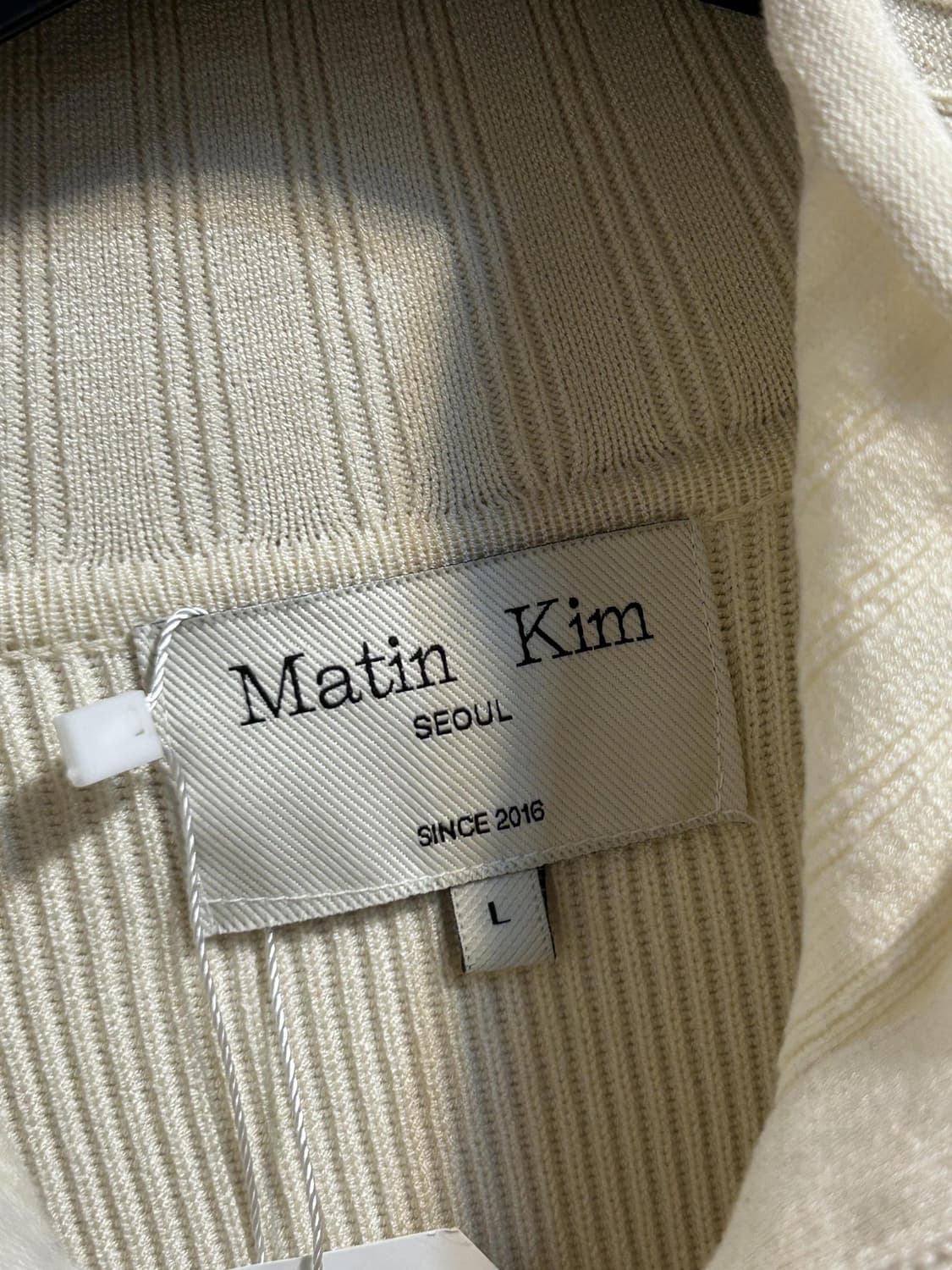 마뗑킴 로우엣지 집업 니트 상품이미지7