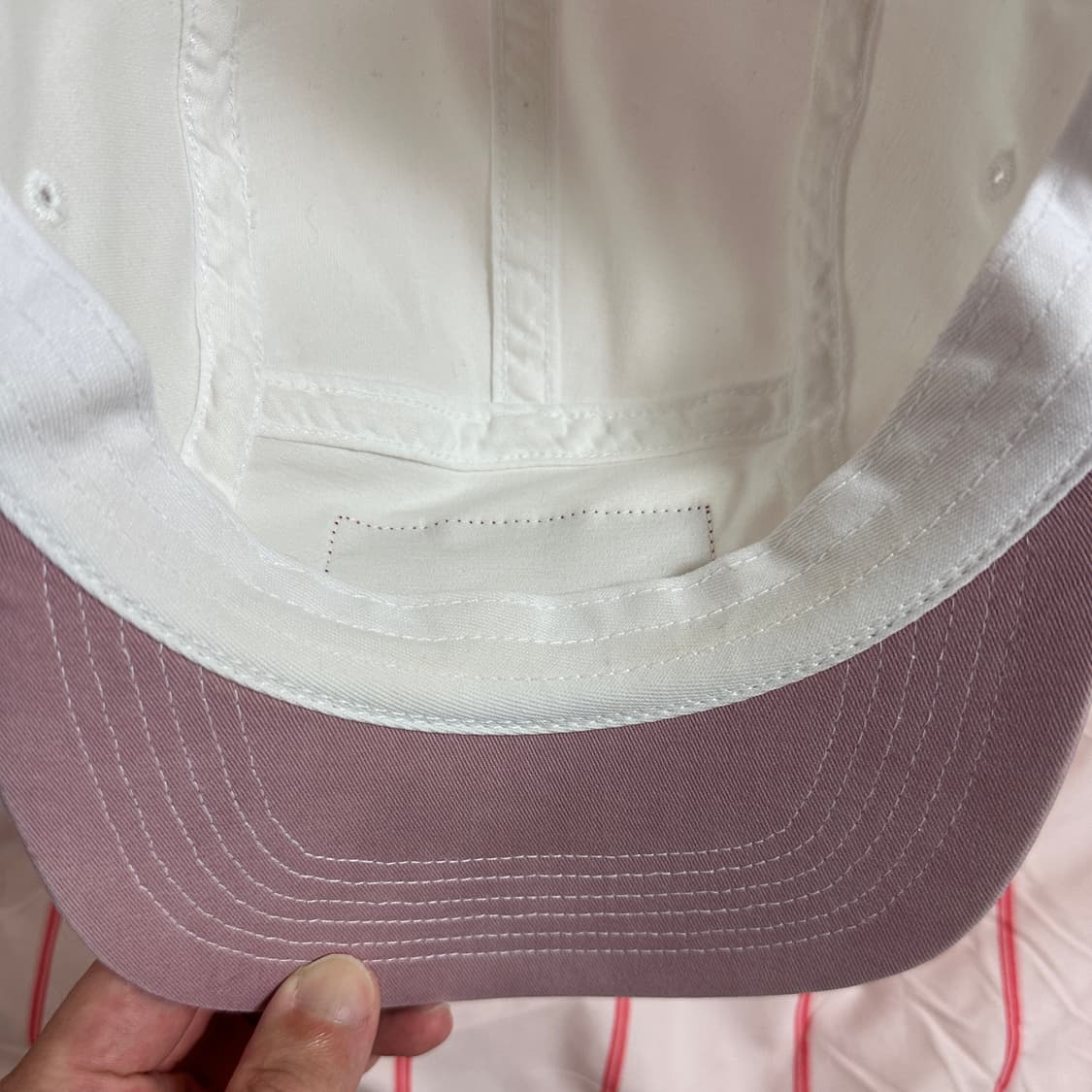 슈프림 투톤 트윌 캠프캡 화이트_22ss 상품이미지7