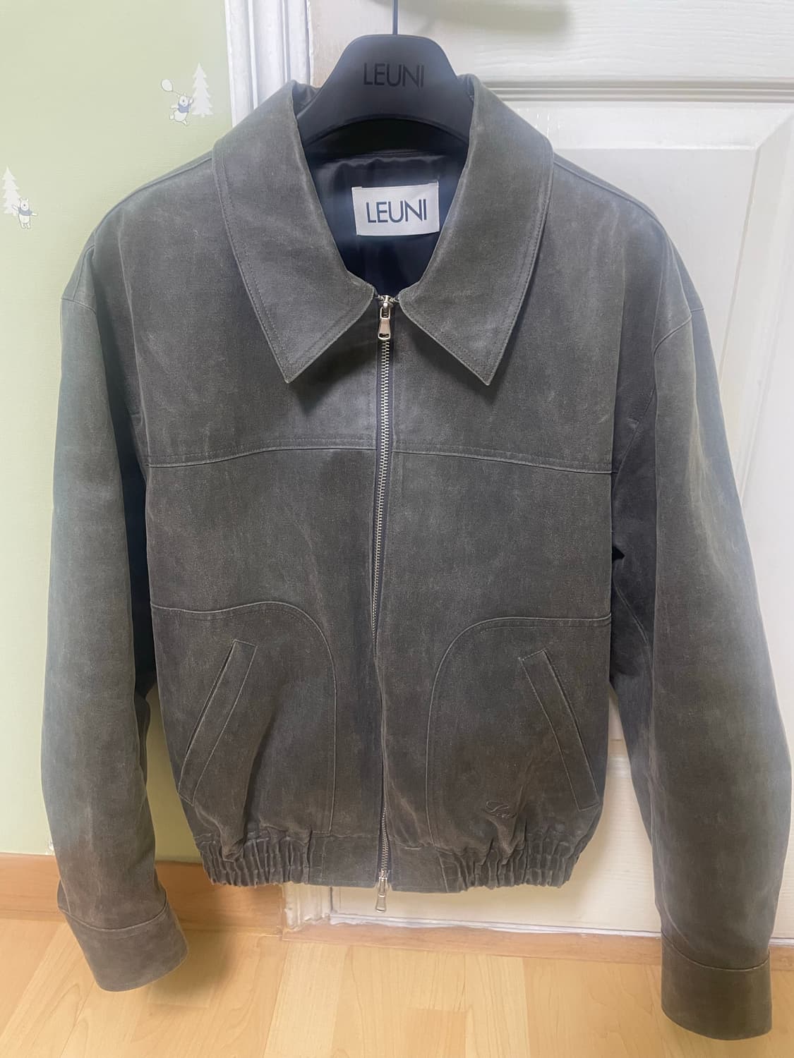 리유니 오버사이즈 빈티지 크랙 자켓 상품이미지9