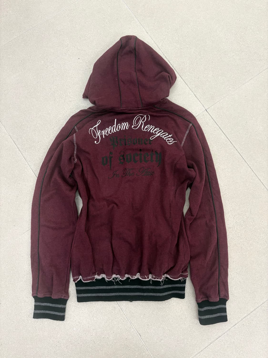 스컬 y2k 후드집업 상품이미지5