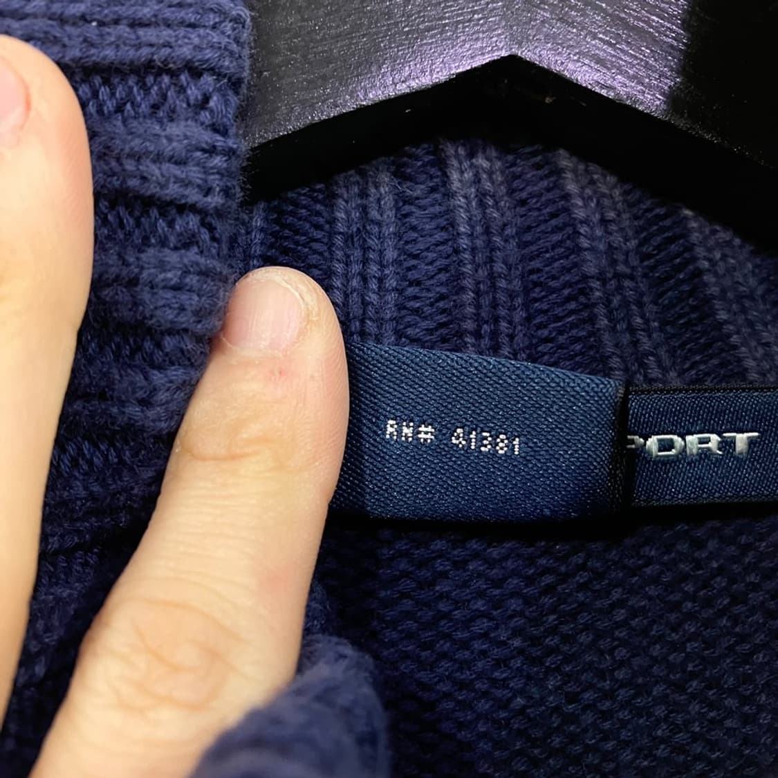 폴로 랄프로렌 니트 집업 상품이미지6