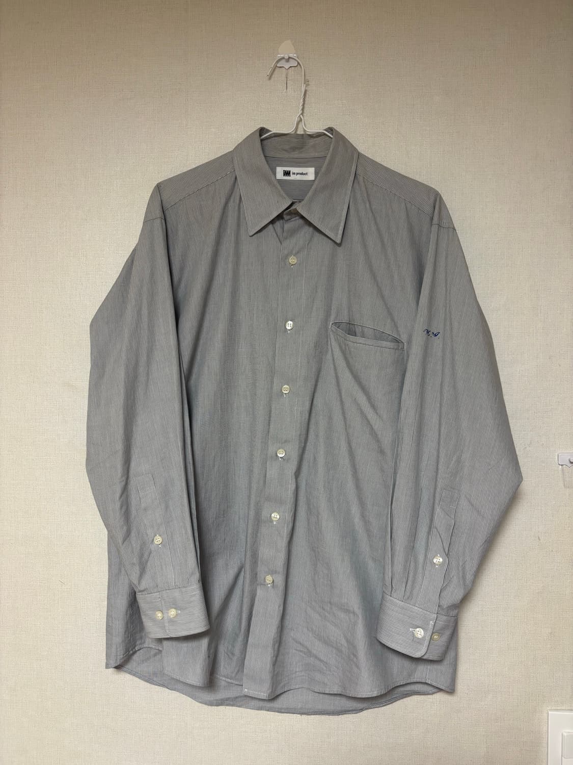 이쎄이미야케 스트라이프 셔츠 상품이미지2