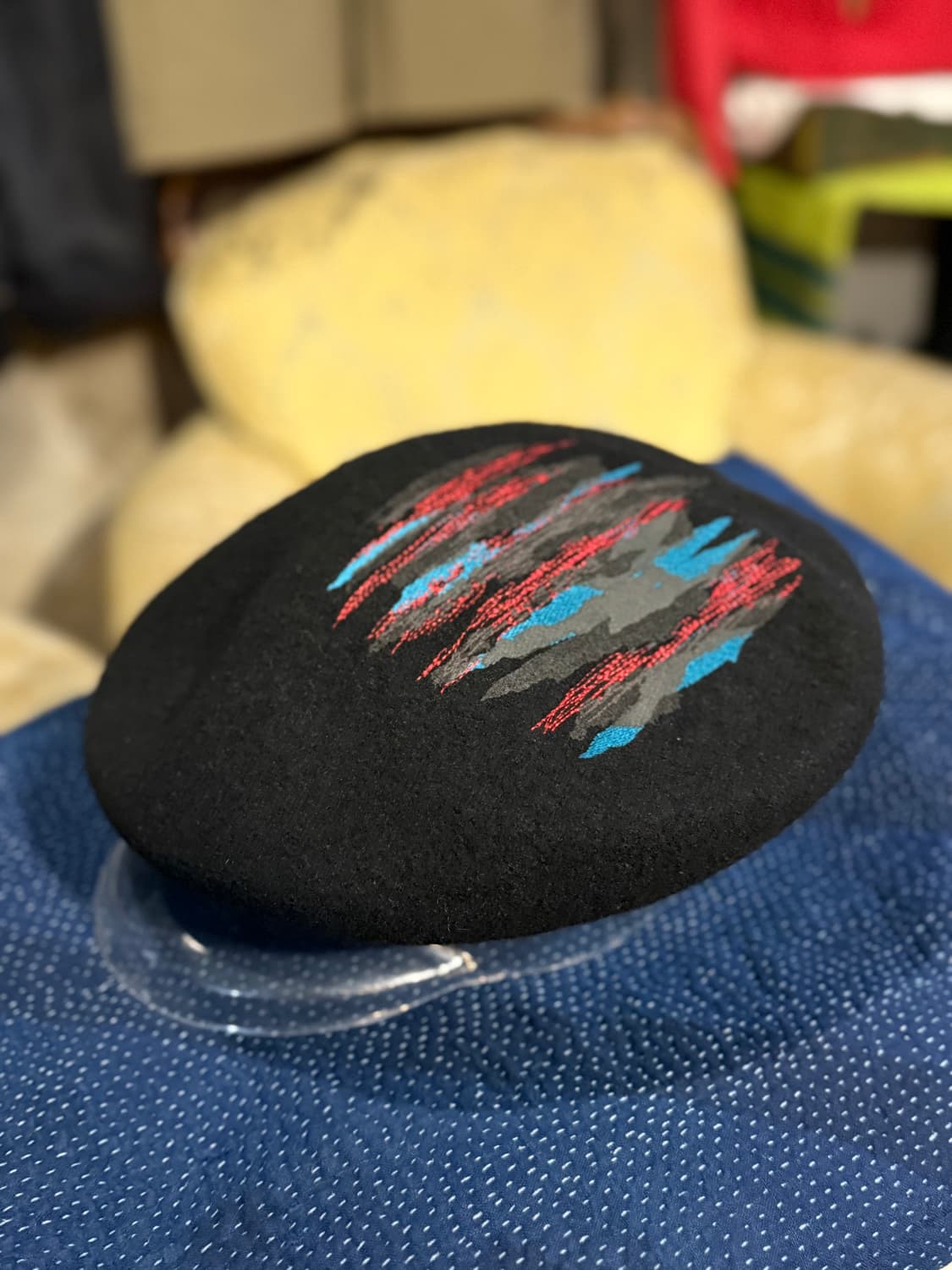 Ca4la Stitch Wool Beret  상품이미지6